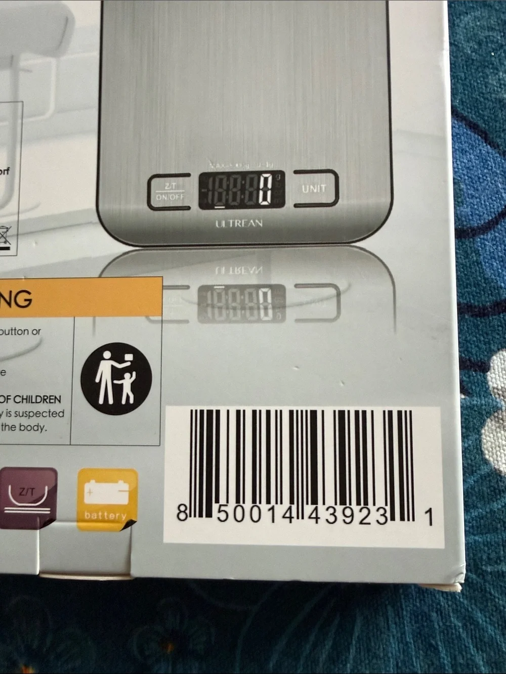 Ultrean Rechargeable Digital Kitchen Scale USB-C Food Scale 33 lb